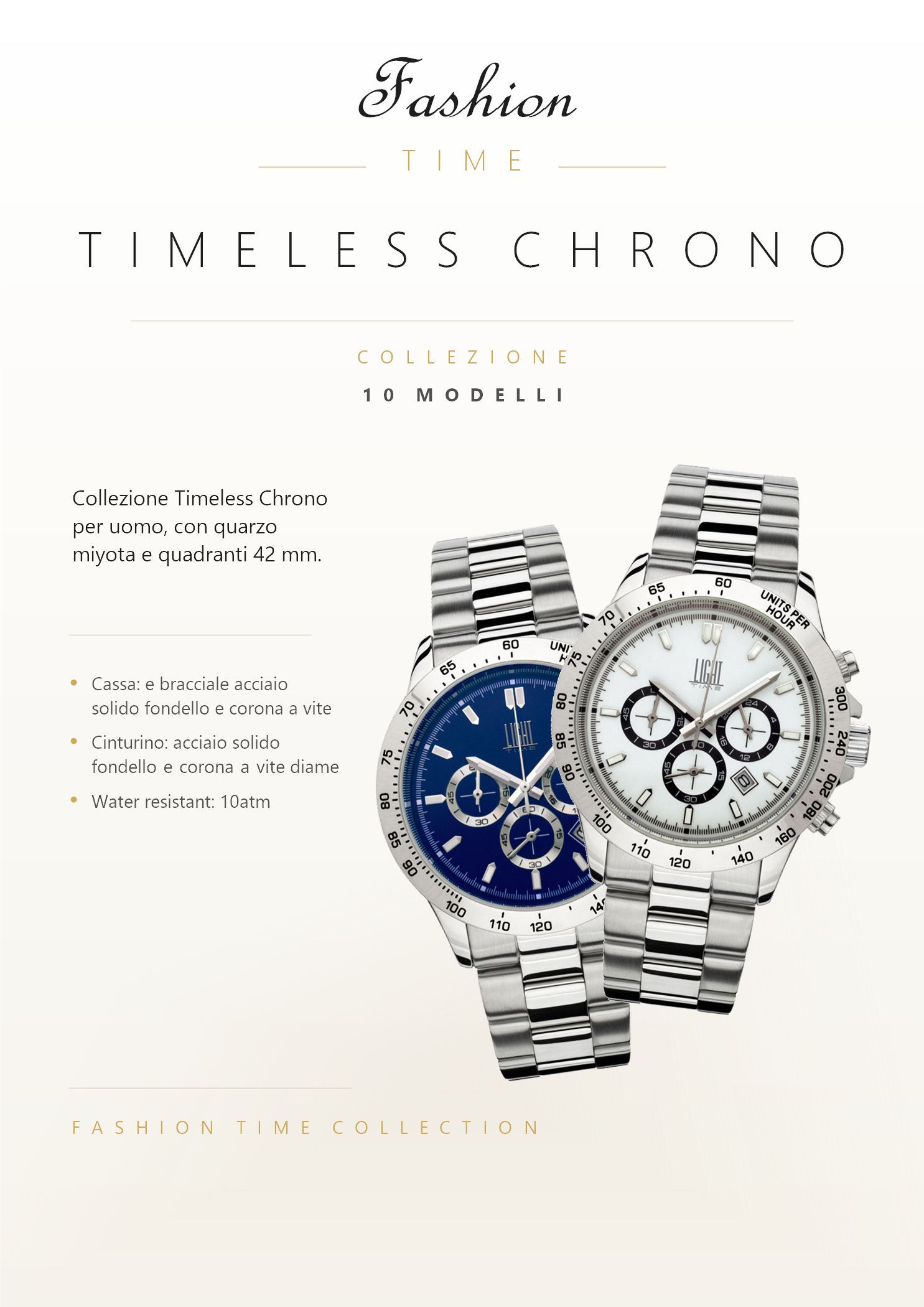 Copertina collezione Timeless Chrono