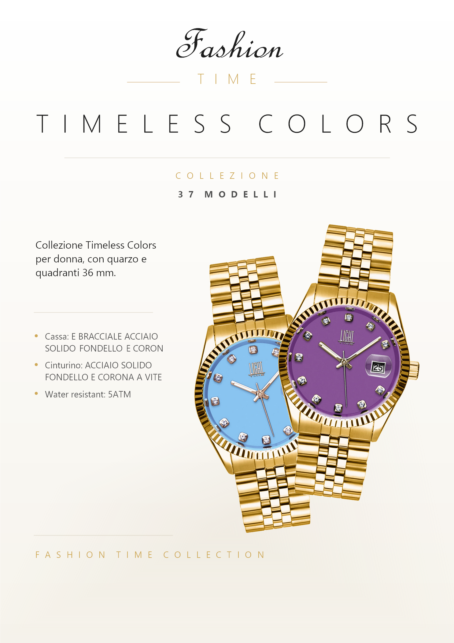 Copertina collezione Timeless Colors