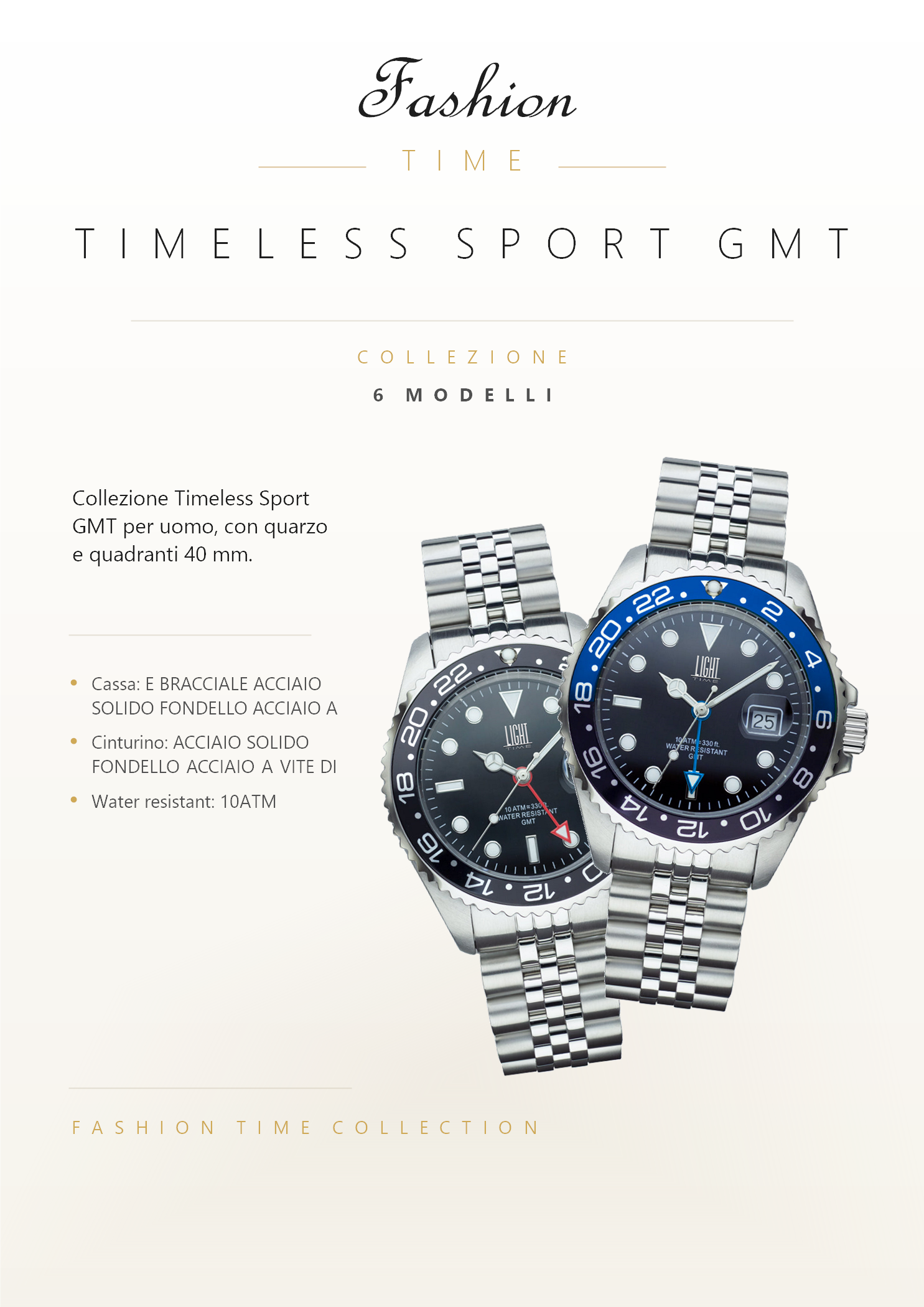 Copertina collezione Timeless Sport GMT