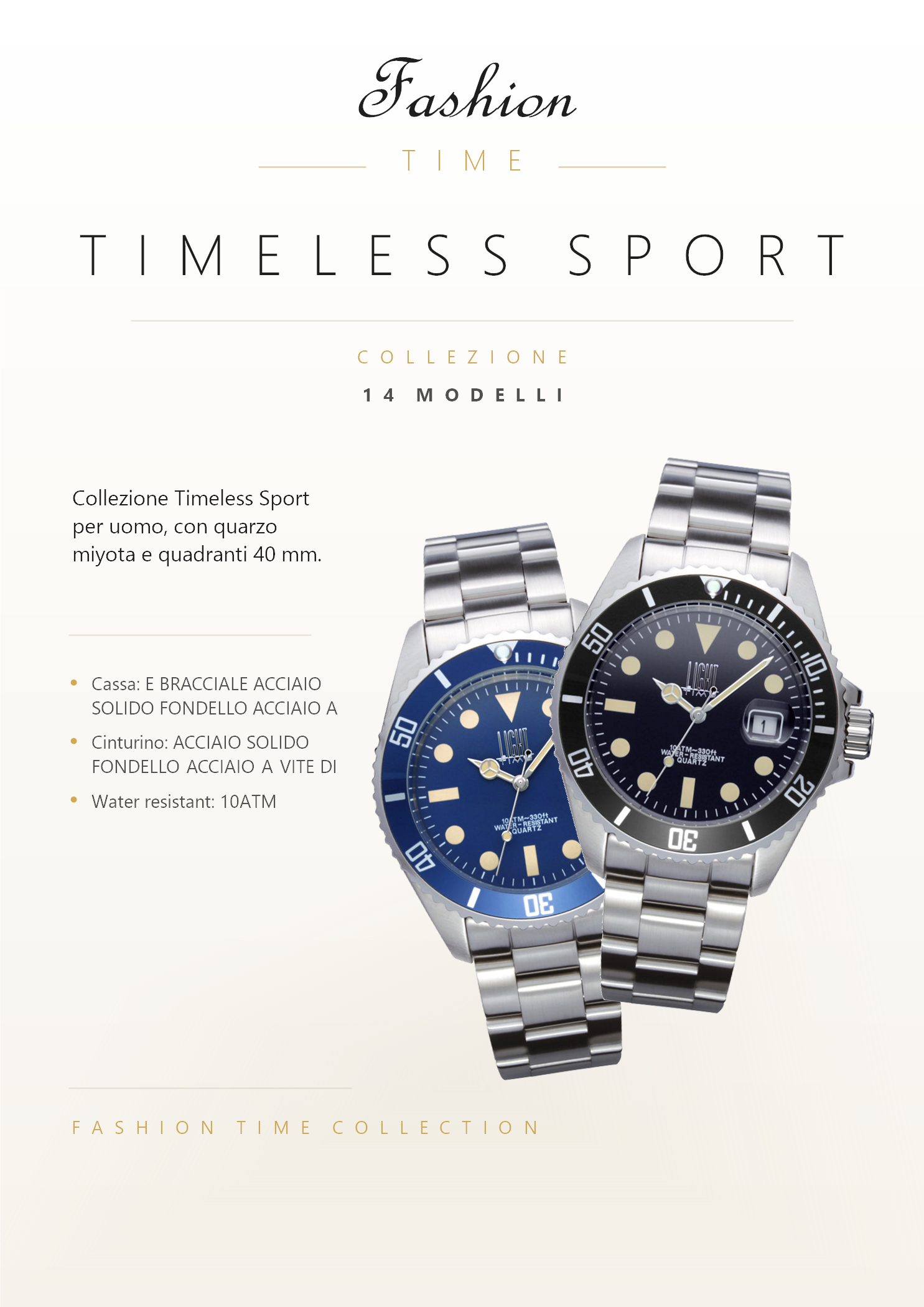 Copertina collezione Timeless Sport